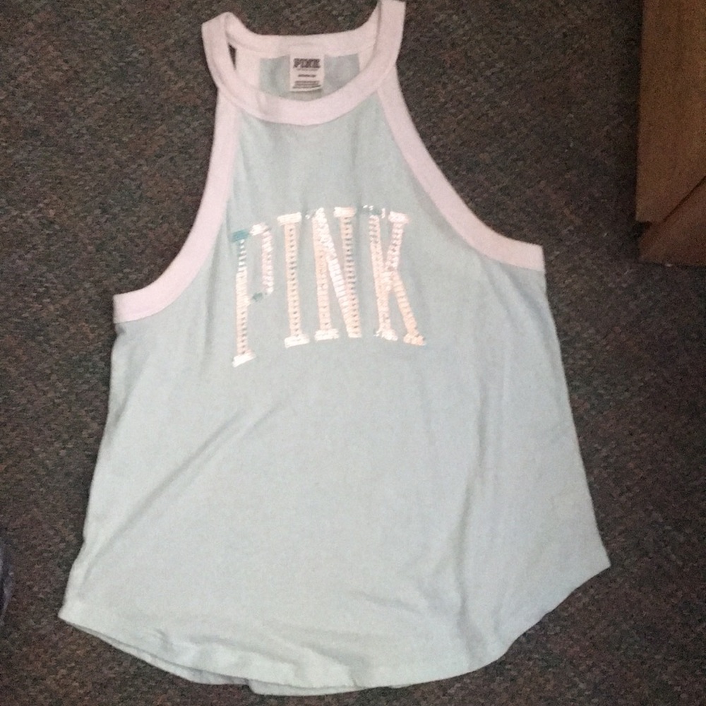 PINK muscle tank. Open to offers